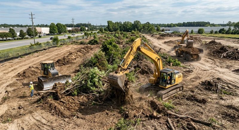 Commercial Land Clearing in Gwinnett County, GA