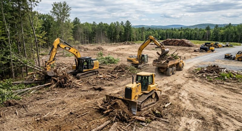 Commercial Lot Clearing in Gwinnett County, GA